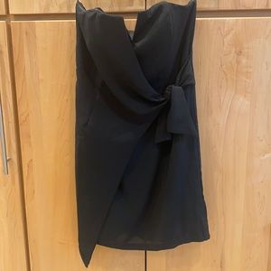 She + Sky strapless black mini cocktail dress small